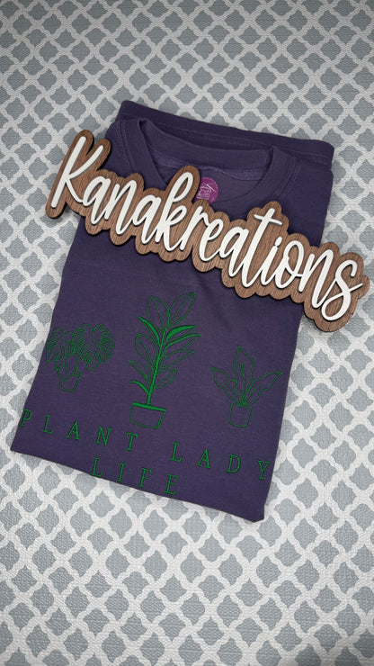 Plant Lady Life - Embroidered Design