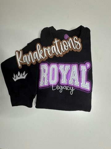 Stacked Style Kreations - Purple Embroidered Design