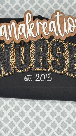 Cheetah Stacked Kreation – Embroidered Design