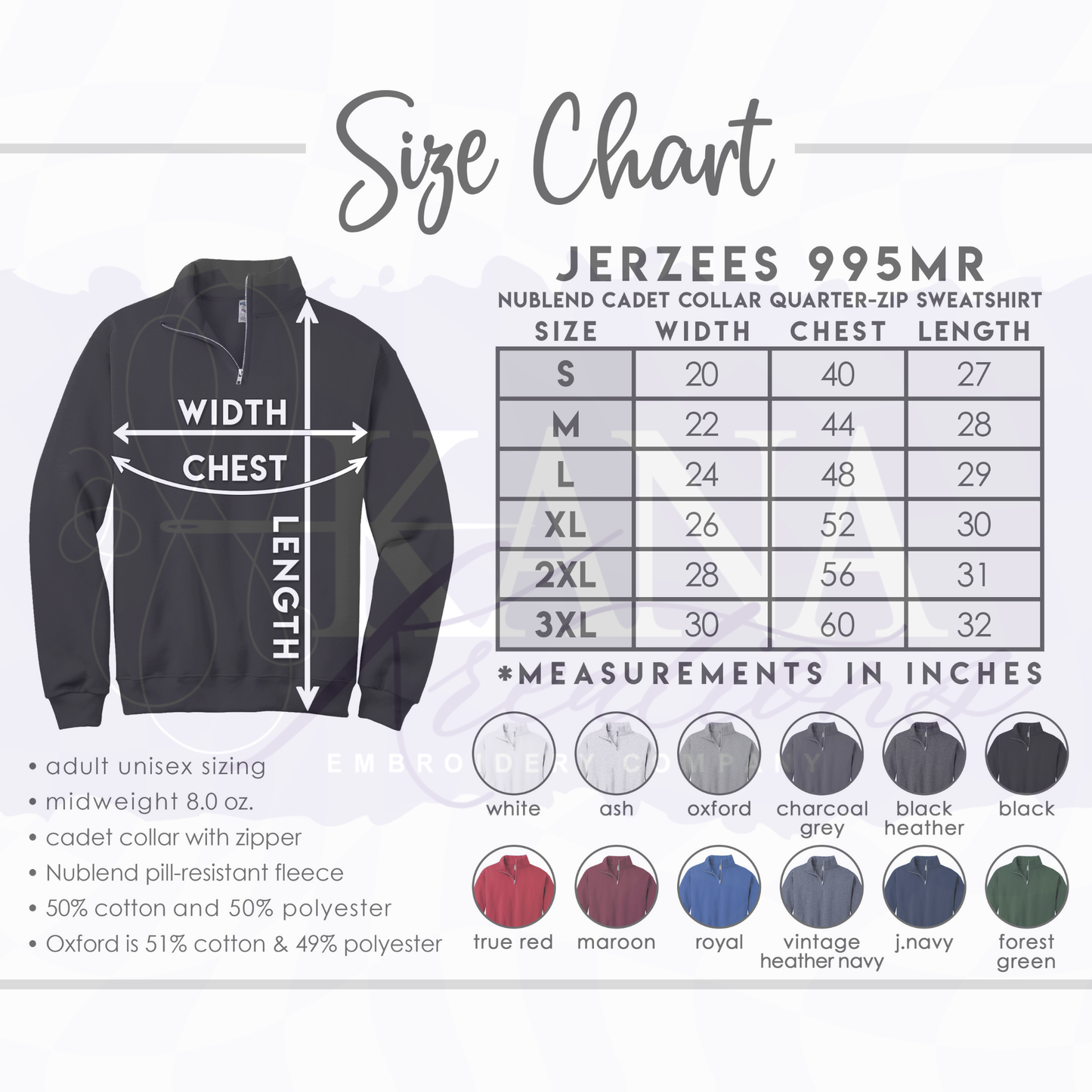 Teacher Apple and Books | Quarter Zip