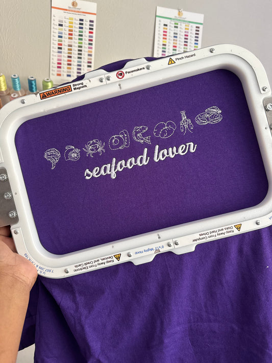 Seafood Lover – Embroidered Design