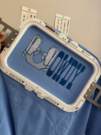 Bootiful Howdy - Embroidered Design