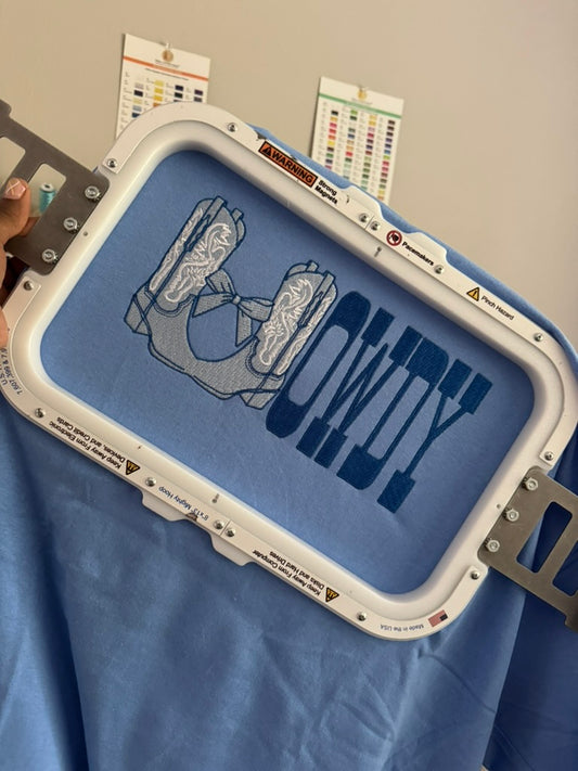 Bootiful Howdy - Embroidered Design