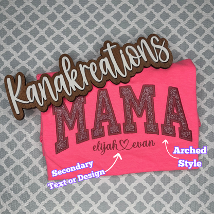 Glitter MAMA - Embroidered Sweatshirt