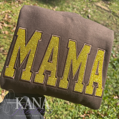 Personalized Glitter Family Title